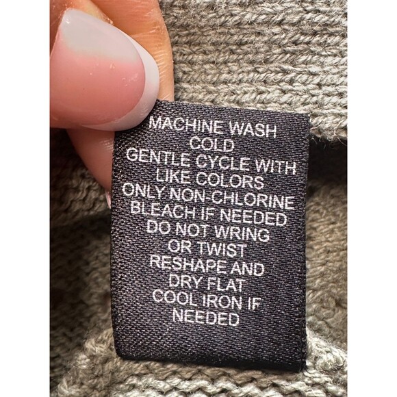 Art of Rhetoric Men’s Green Knit Polo Shirt M Cotton Blend Retro Striped Button - Picture 4 of 10